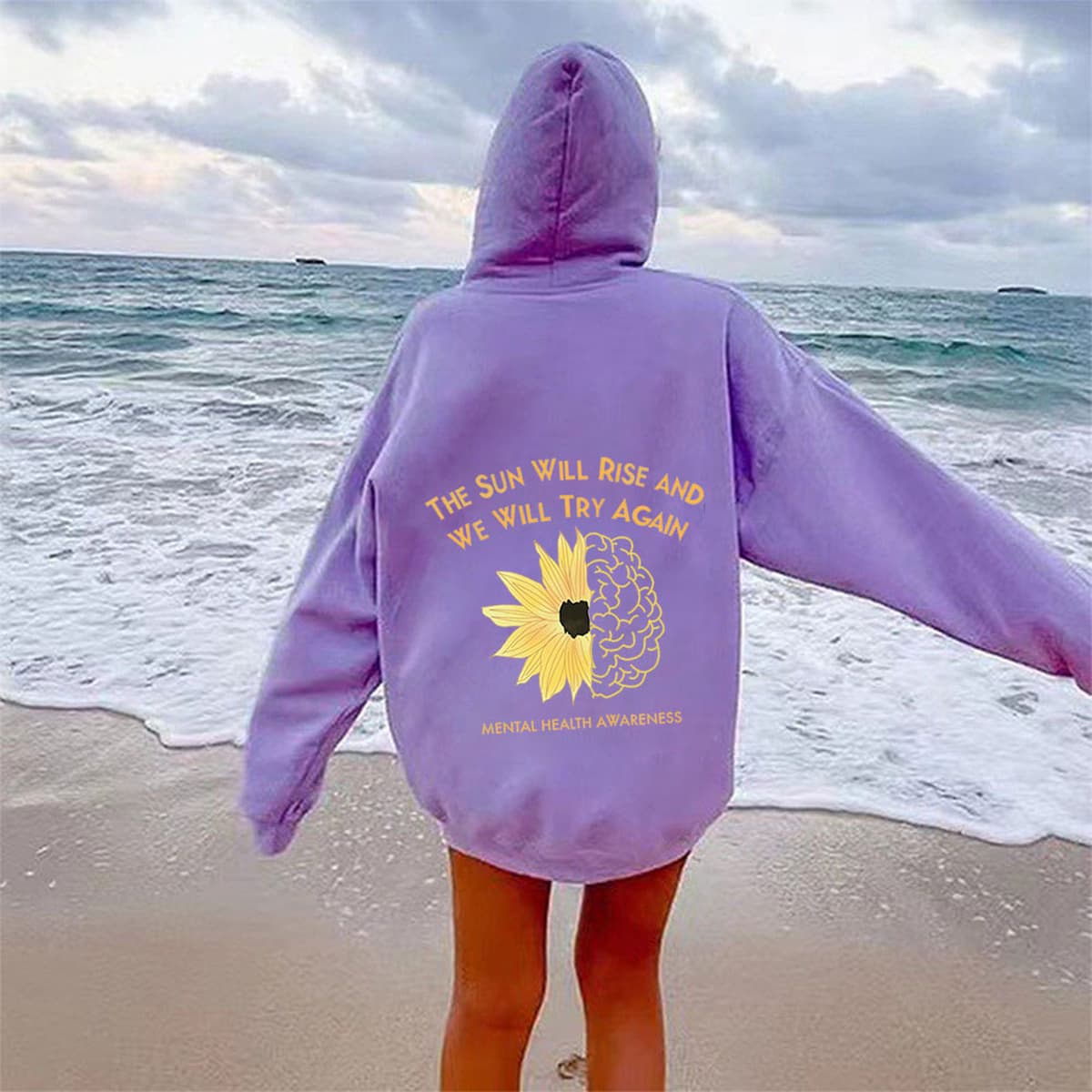 2025 трансграничные европейские и американские новые весенне-осенние толстовки с заниженными плечами, толстовки с принтом,...