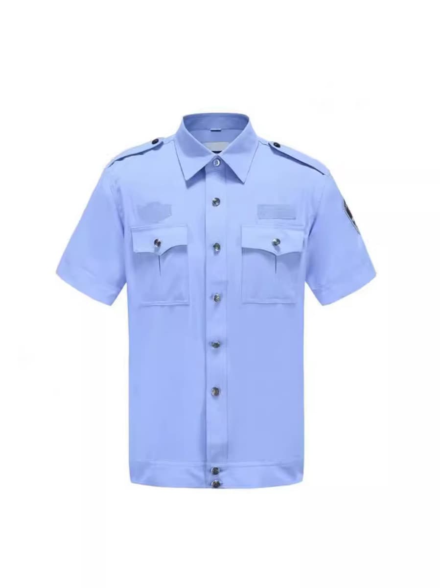 Аутентичная защитная летняя рубашка с короткими рукавами, высококачественная мужская рабочая одежда большого размера с...