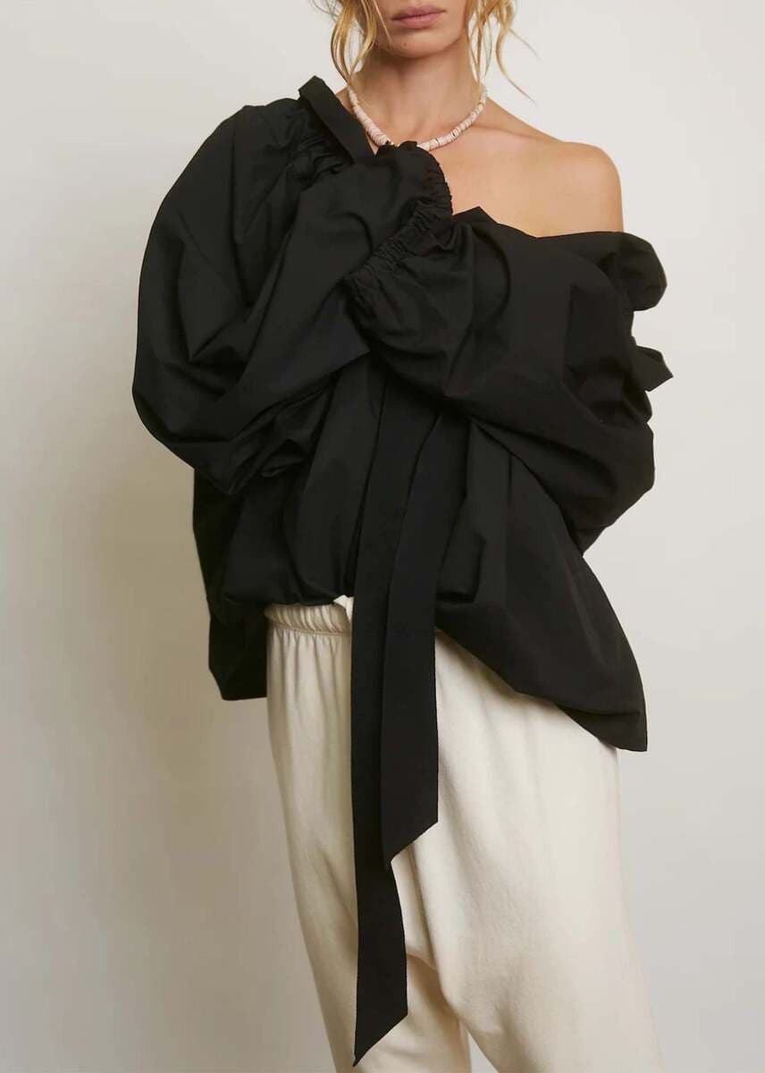 Элегантная женская рубашка в стиле колор-блок с полосками, новинка осени-зимы 2025, повседневная, универсальная, в корейском...