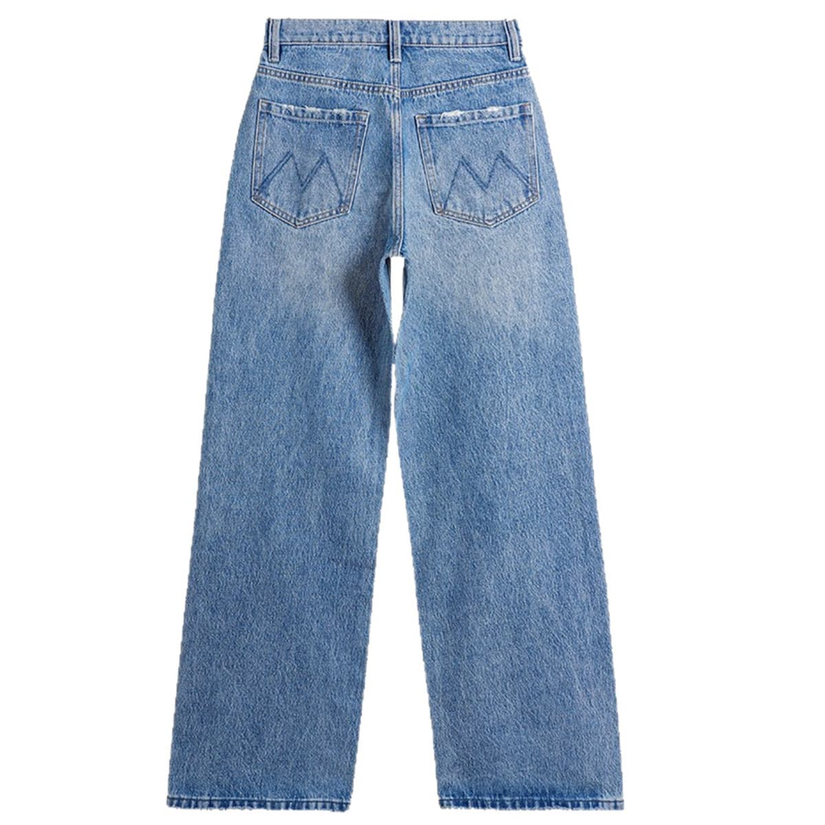 Женские джинсы свободного кроя из чистого хлопка, весна 2026, с высокой талией, стройнящие, светло-голубые, премиум-класса,...