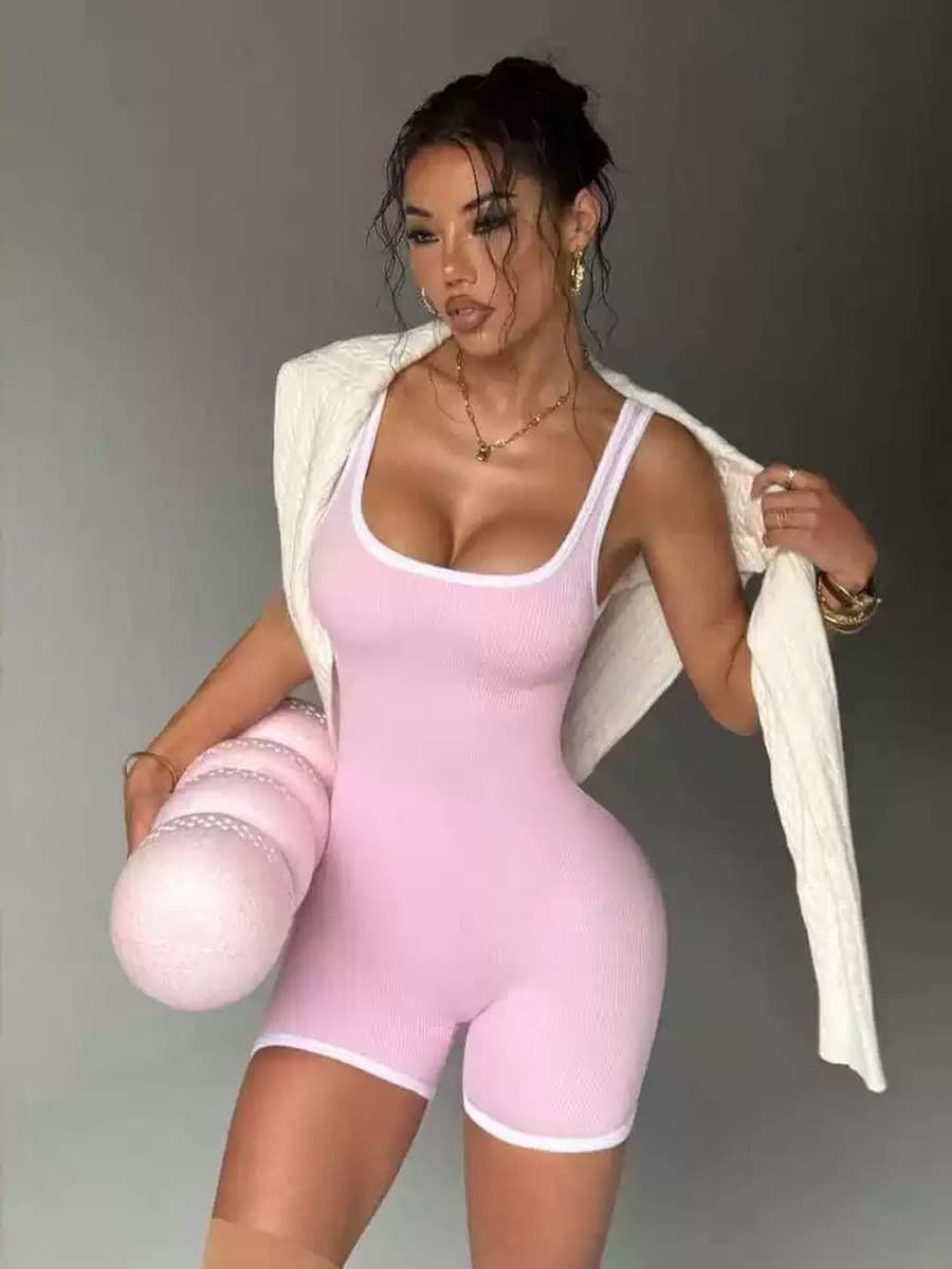 Продвинутого чувству комбинезон для йоги женский фитнес-костюм для красоты спина, танцевальный спортивный обтягивка с...