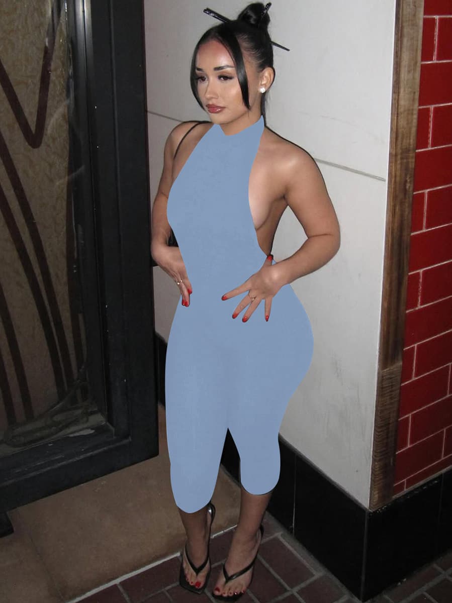 Европейские и американские женщины 2025 лето Amazon новый сплошной цвет без рукавов