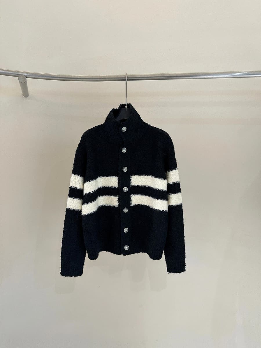 Корейский трикотажный кардиган куртка с половинным вырезом