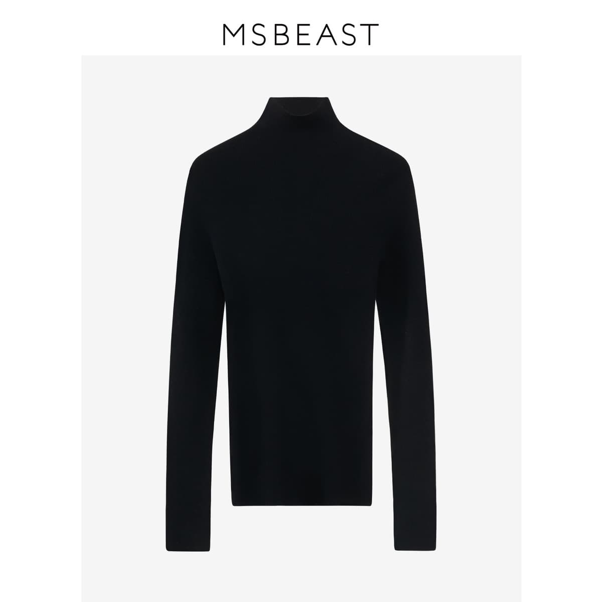 Женский свитер из 100% шерсти, бесшовный, с воротником-стойкой/полуворотником, машинная стирка, новая модель 2025 года, от...