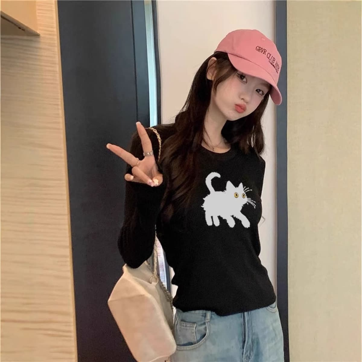 260 кедр бархат с резьбой нижняя рубашка женская новая стройная маленькая рубашка с длинными рукавами осенью и зимой