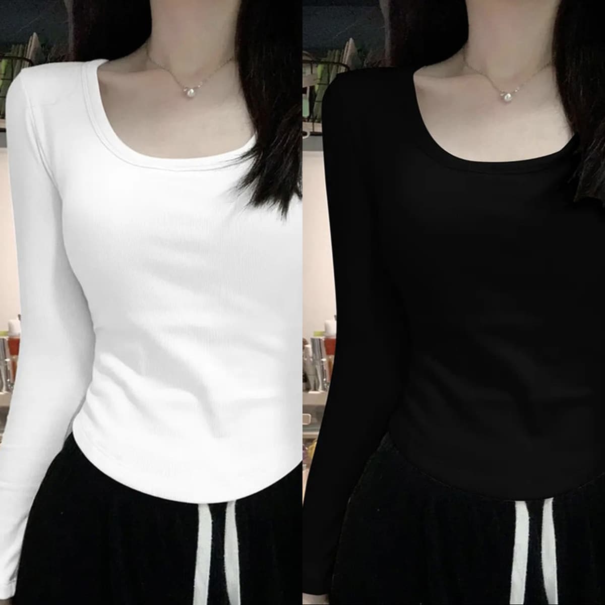 Встряхните толстый бархатный квадратный воротник с длинными рукавами осенью и зимой