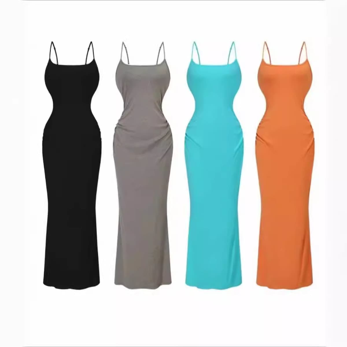 Сексуальная горячая девушка подтяжка платье женское 2024 летом