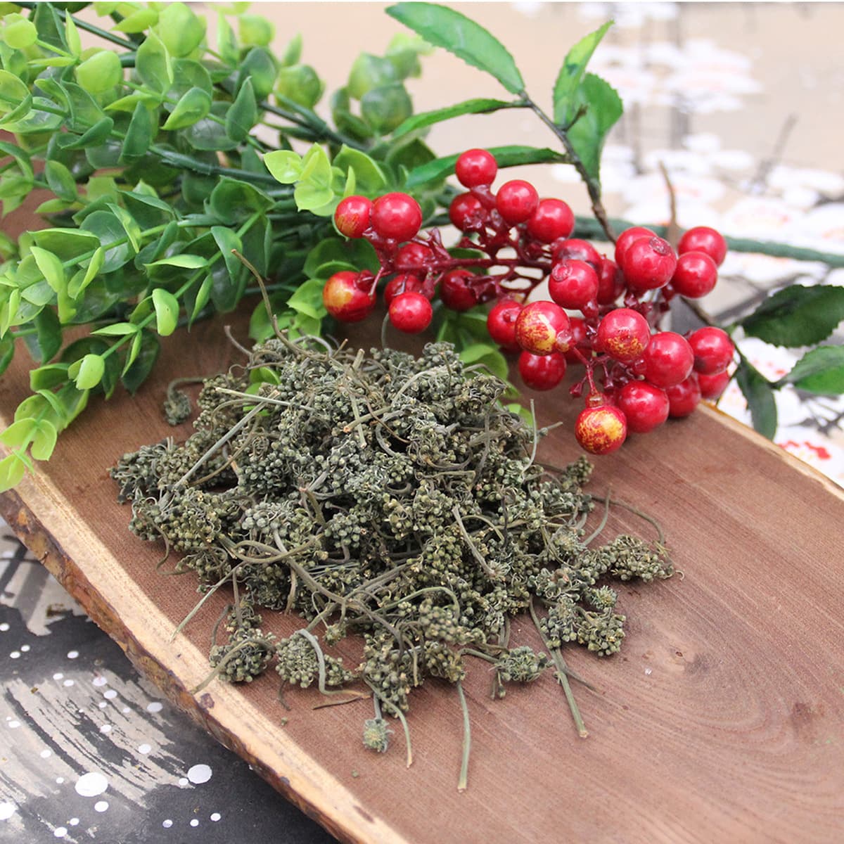 Чай из цветков женьшеня, крупные бутоны, 30 г, подарочная коробка, офисный чай, подарочный набор бутонов женьшеня для...