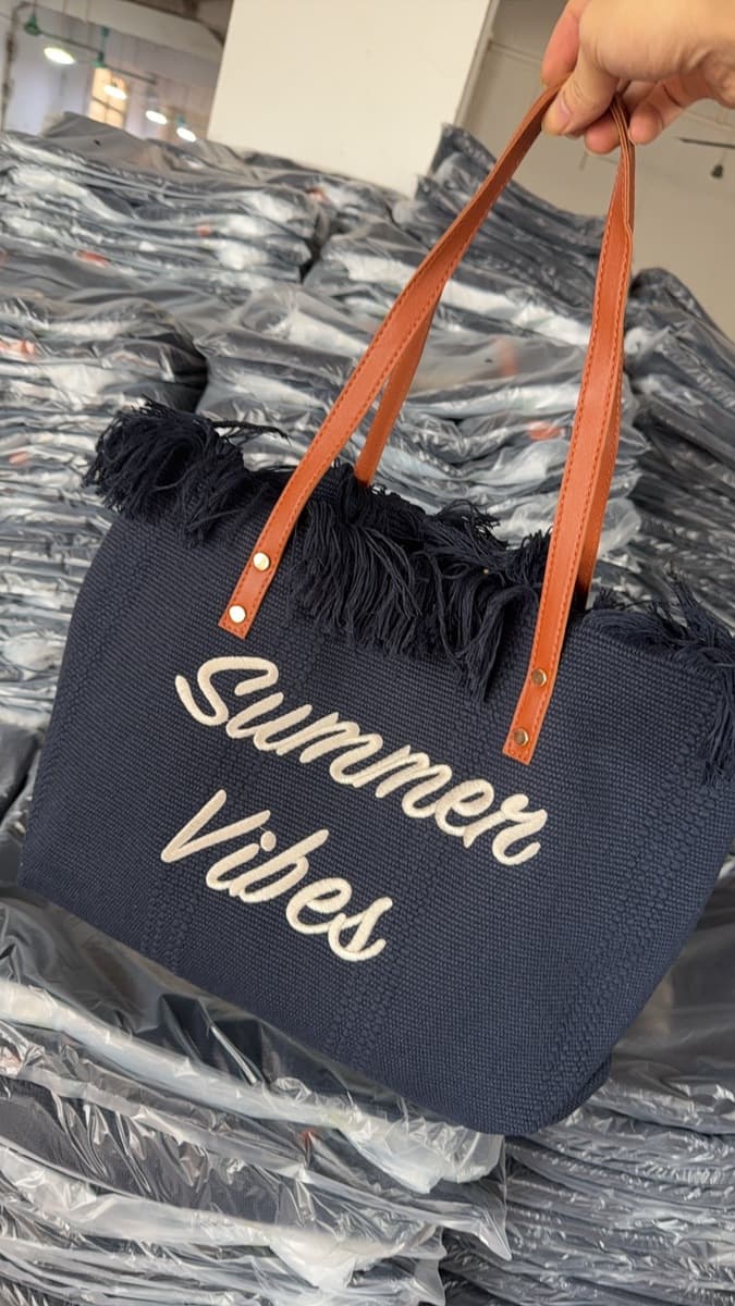 Сумка большой емкости холст сумка вышитая буква сумка Тот сумочка женская сумка вязаная пляжная сумка Bag