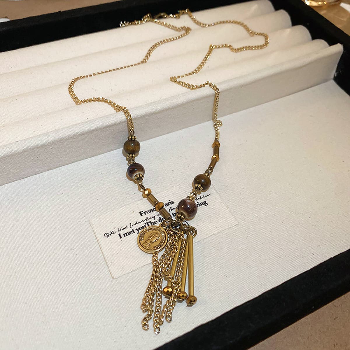 Богемное ожерелье из ракушек и бисера в стиле морского курорта, модная цепочка на ключицу, элегантное универсальное...