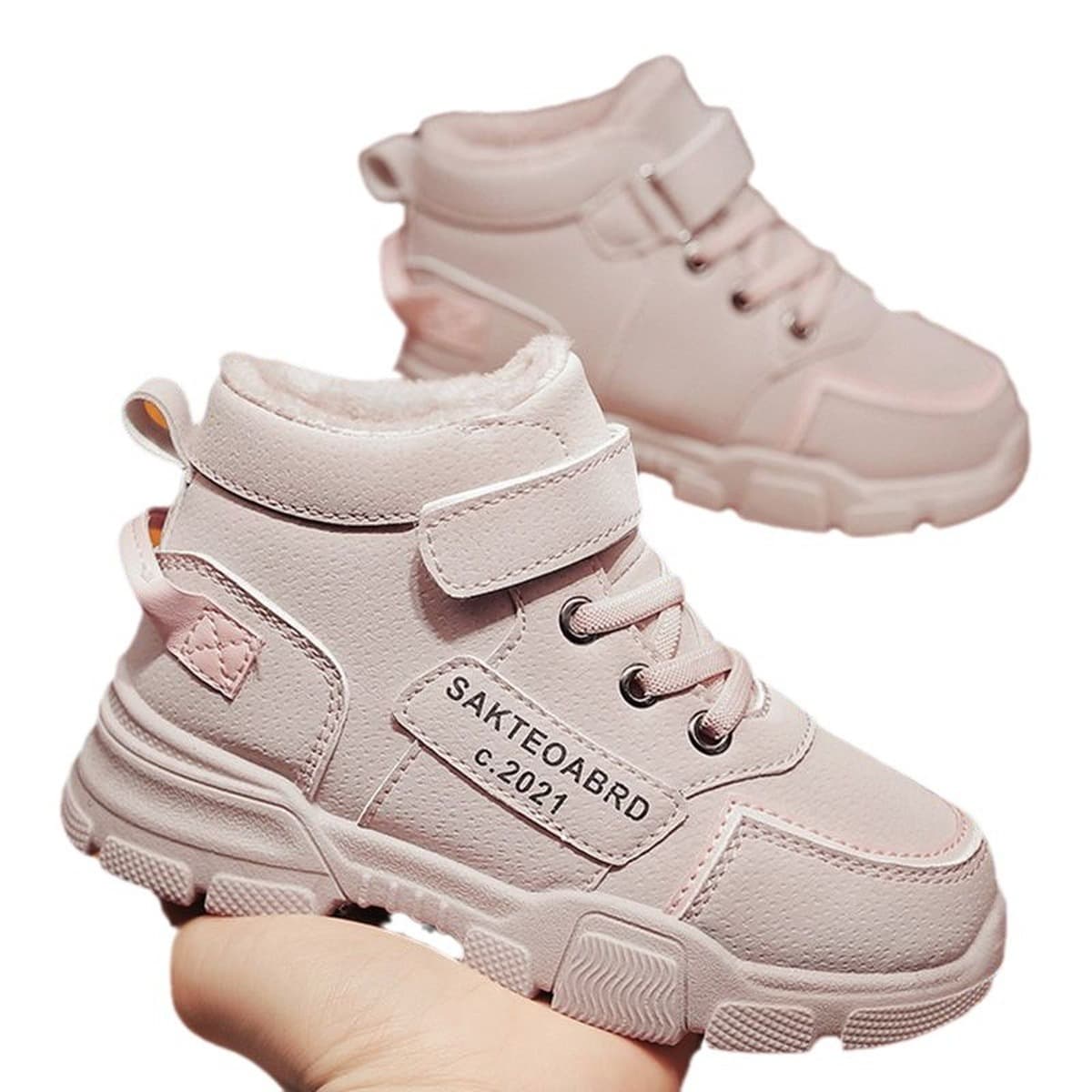 Обувь для мальчиков Зимняя детская Толстая теплая зимняя обувь на флисовой подкладке для мальчиков среднего и большого...