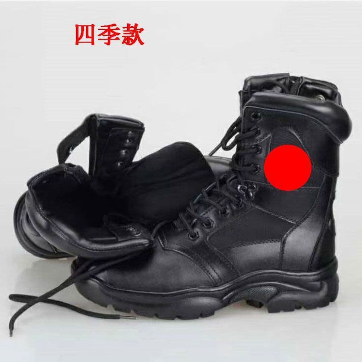 Мужские высокие черные тактические ботинки из натуральной кожи, оптовая продажа, специальные ботинки для активного отдыха,...