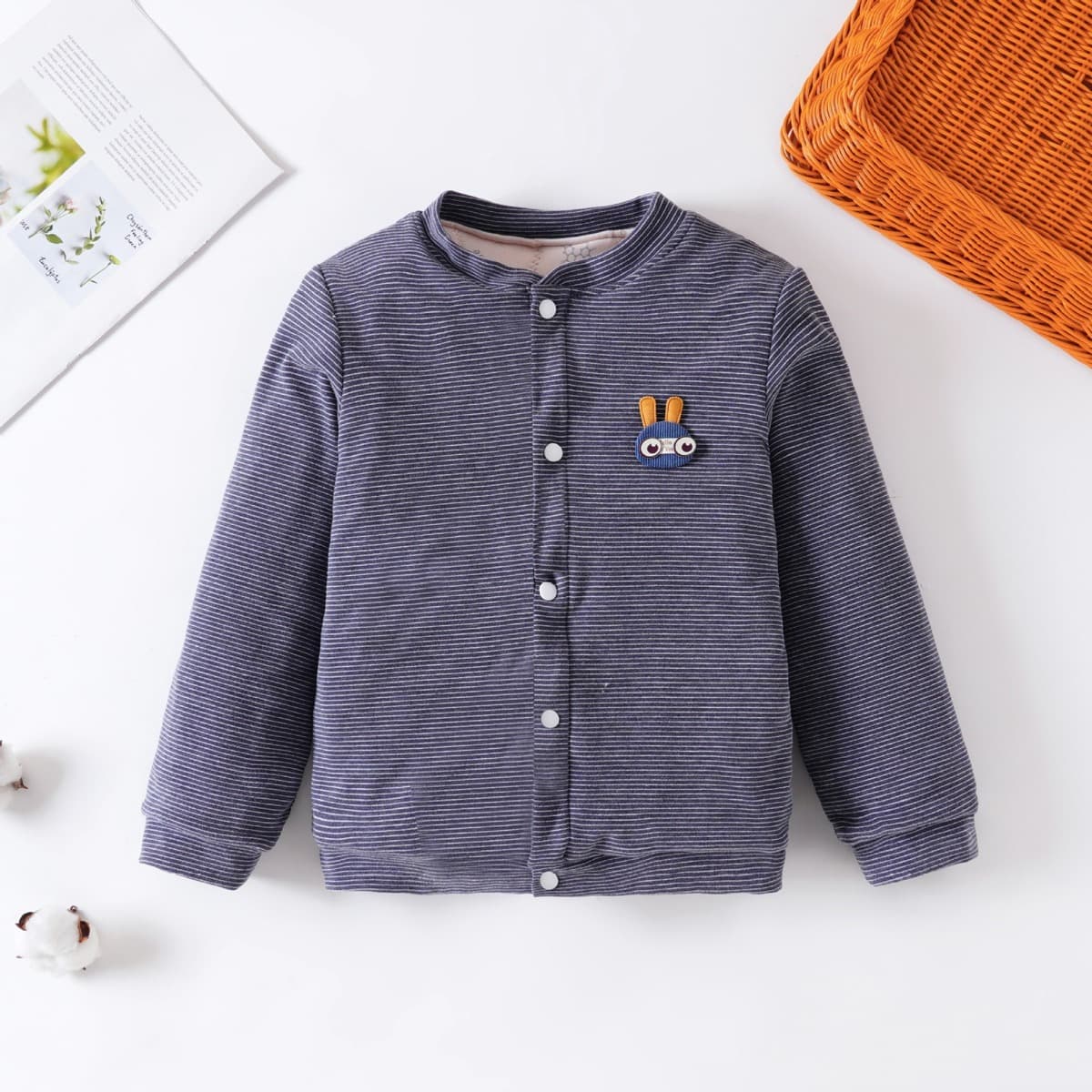 Зимняя хлопчатобумажная куртка для девочек шерстяная шерсть для мальчиков толстая хлопчатобумажная одежда для детей теплая...