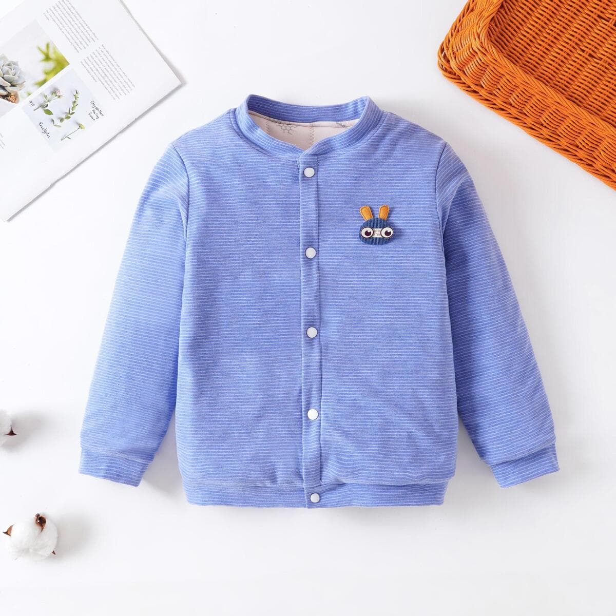 Зимняя хлопчатобумажная куртка для девочек шерстяная шерсть для мальчиков толстая хлопчатобумажная одежда для детей теплая...