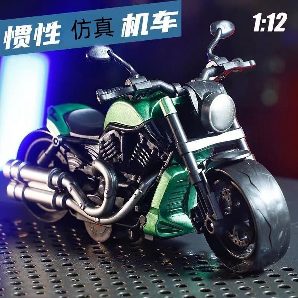 Детский инерционный мотоцикл для мальчиков, модель игрушечного автомобиля, декоративные украшения, бутик, кукла, машина,...