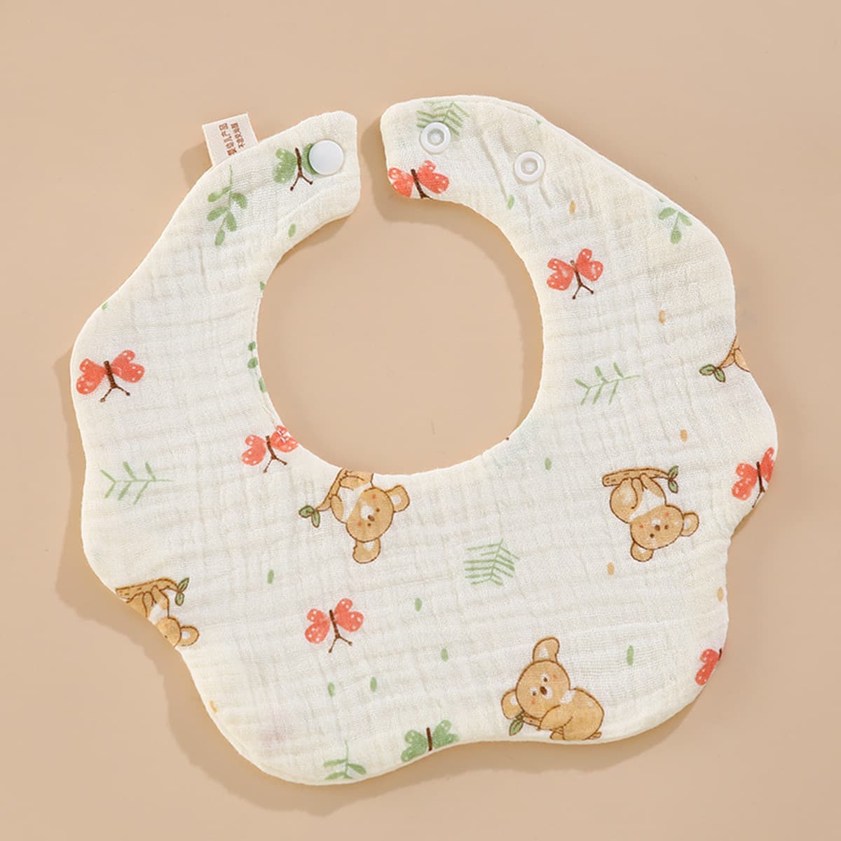 Хлопчатобумажный нагрудник типа Baby Симпатичное полотенце для рта для мужчин и женщин новорожденный ребенок впитывает воду,...