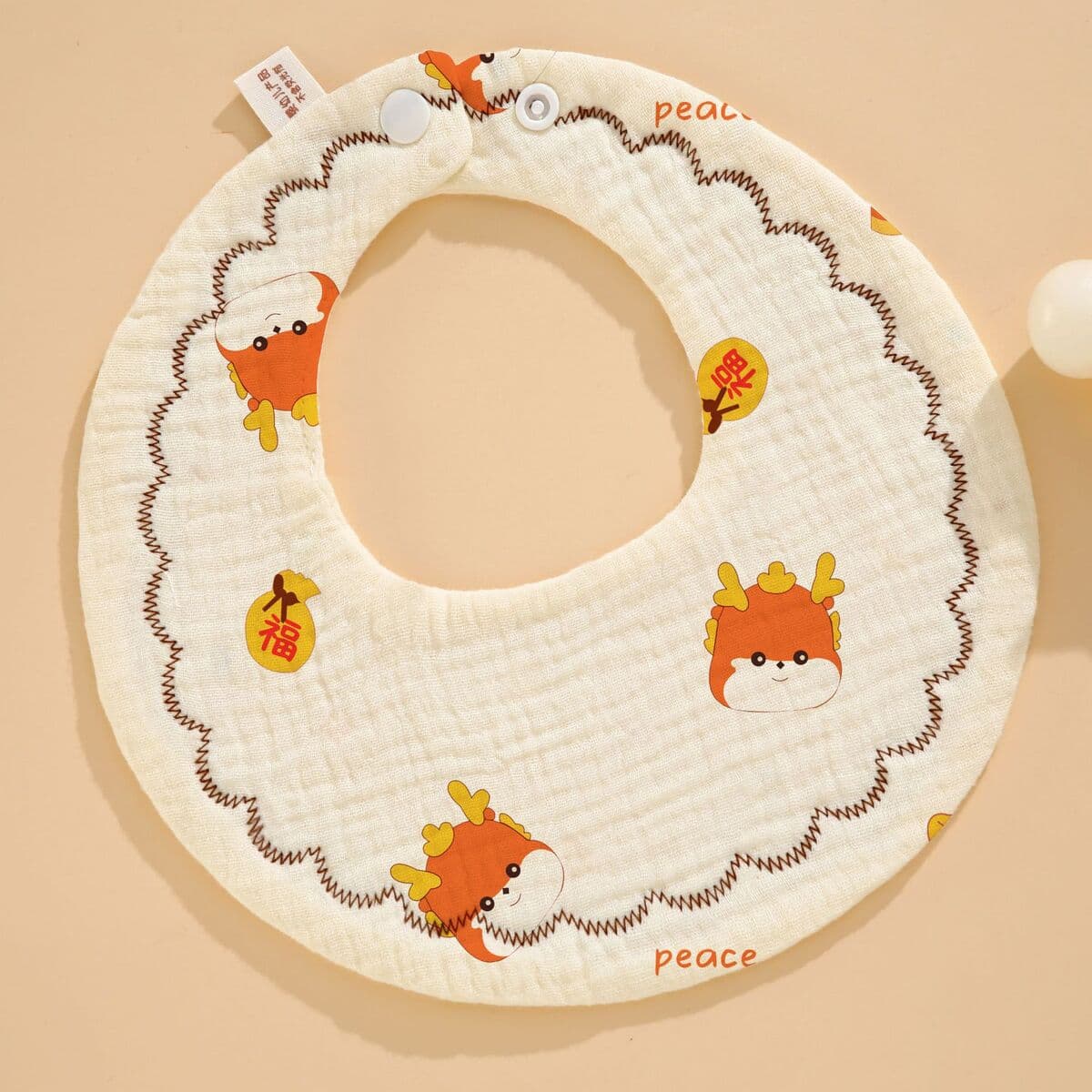 Хлопчатобумажный нагрудник типа Baby Симпатичное полотенце для рта для мужчин и женщин новорожденный ребенок впитывает воду,...