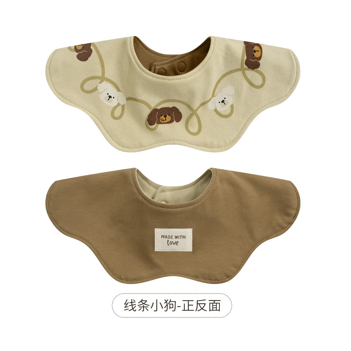 Minizone детское полотенце для слюны из чистого хлопка типа А, нагрудник для новорожденных, мужской и женский нагрудник,...