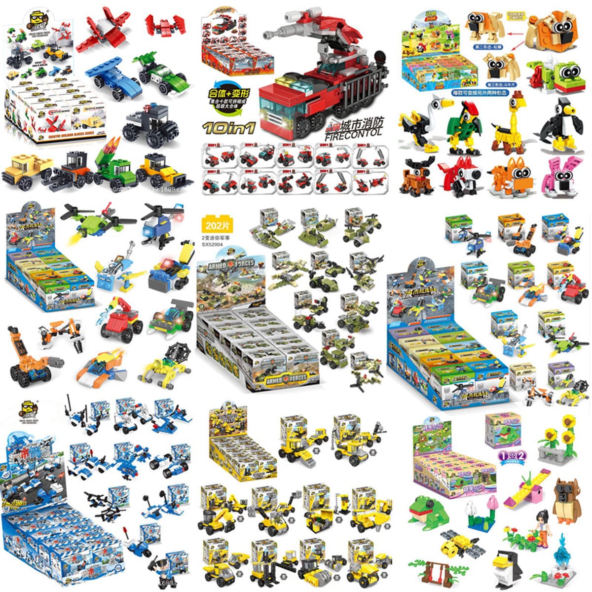 Сборка детских пазлов Xiaomingxing, совместимая с блоками мелких частиц Lego, подарки для детского сада, оптовые игрушки в...