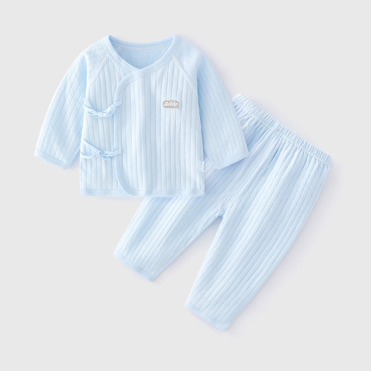 Детский раздельный костюм, костюм-монах с бретелями для малышей 0-6 месяцев, новорожденных, круглогодичный, без косточек,...