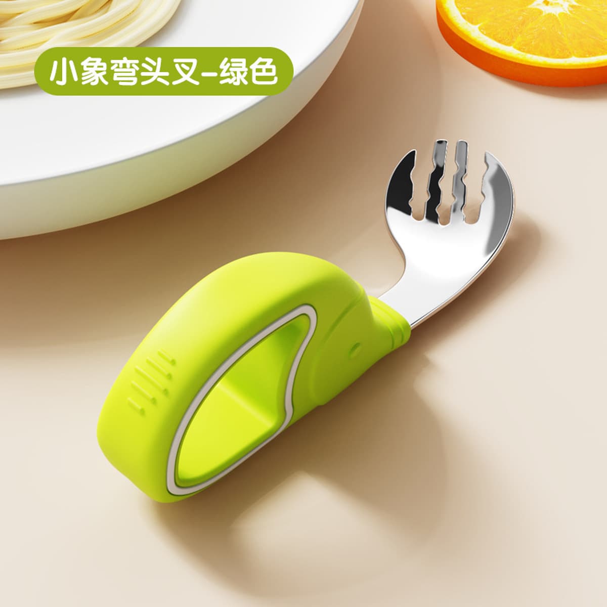 Детская ложка из нержавеющей стали кольцо вилка ложка набор тренировочная ложка