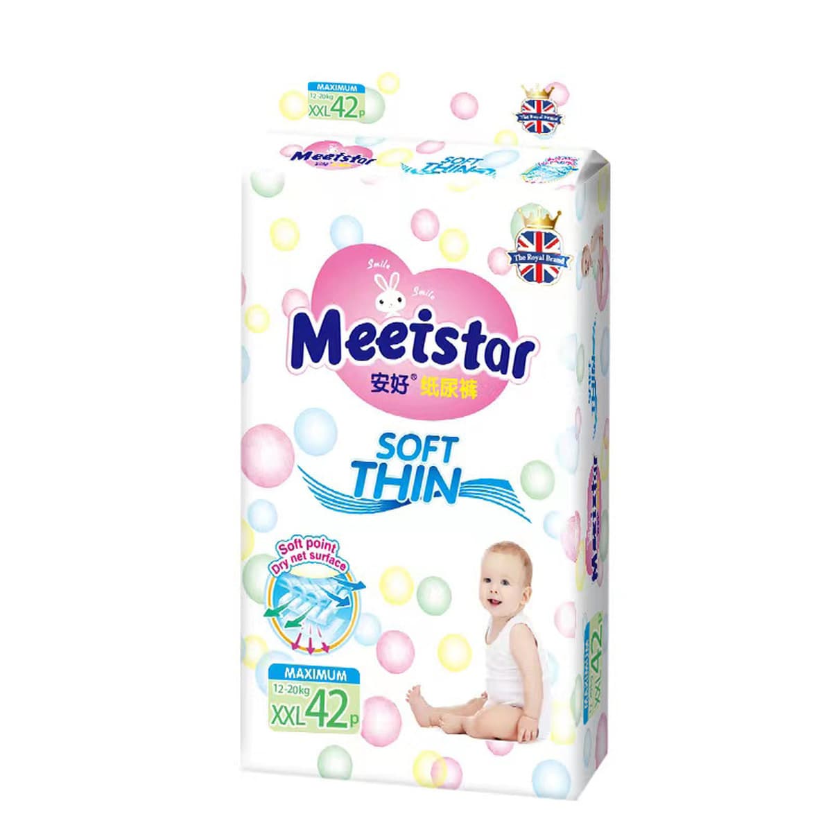 | Подгузники Anhao British Flower | Подгузники-трусики серии Wang — это отечественные, неизлучающие, дышащие и легкие...