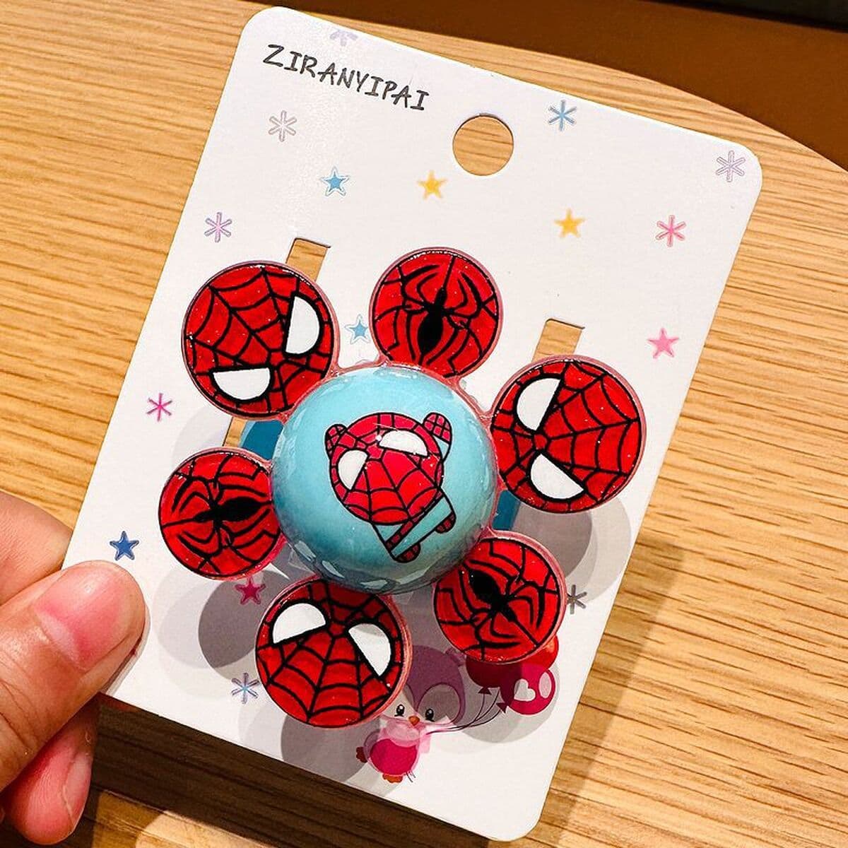 Детский вращающийся стопорный кольцо светоизлучающий гироскоп-браслет мальчик девочка принцесса ювелирные изделия на день...