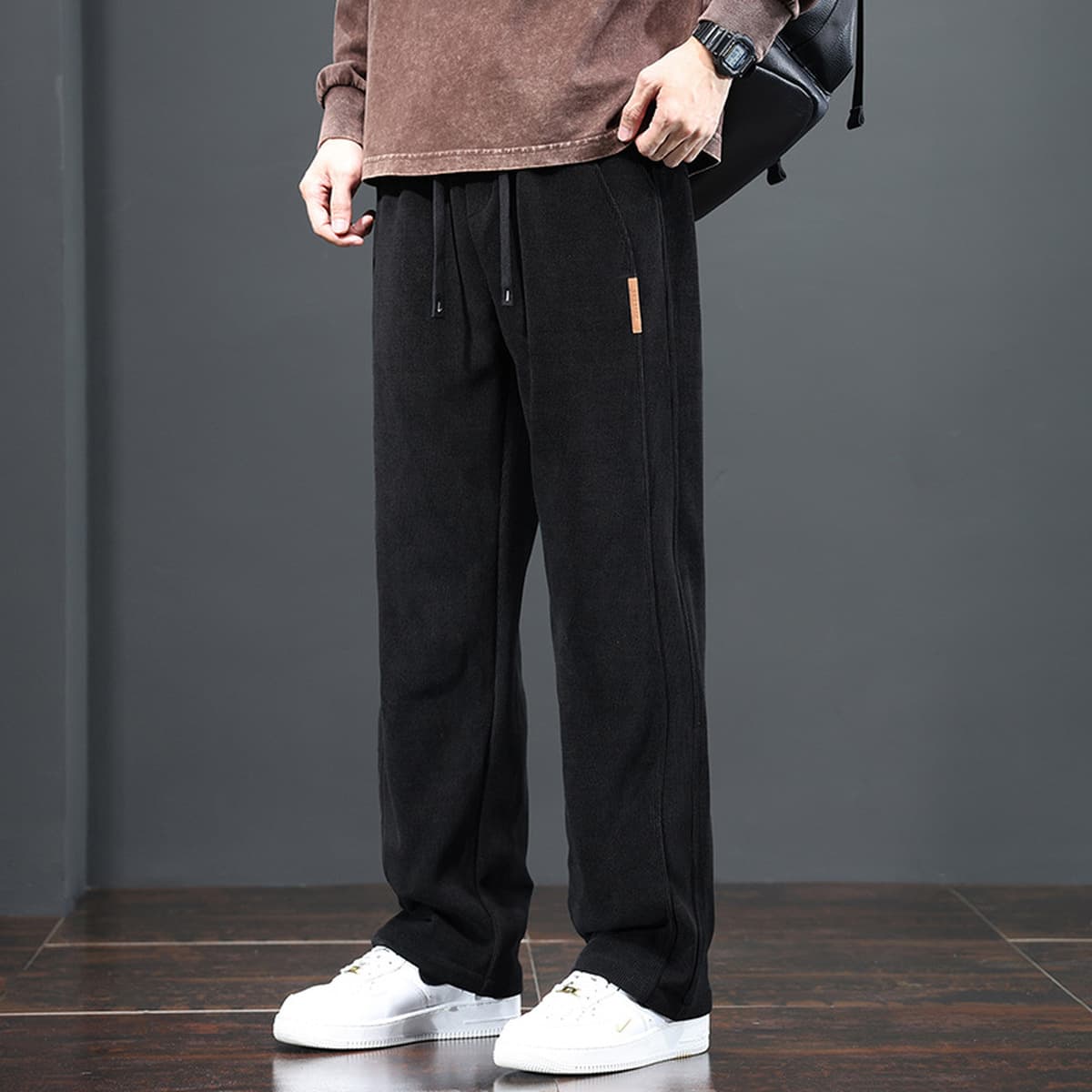 Фар-бархатные мужские повседневные брюки осенью и зимой новые горячие продукты