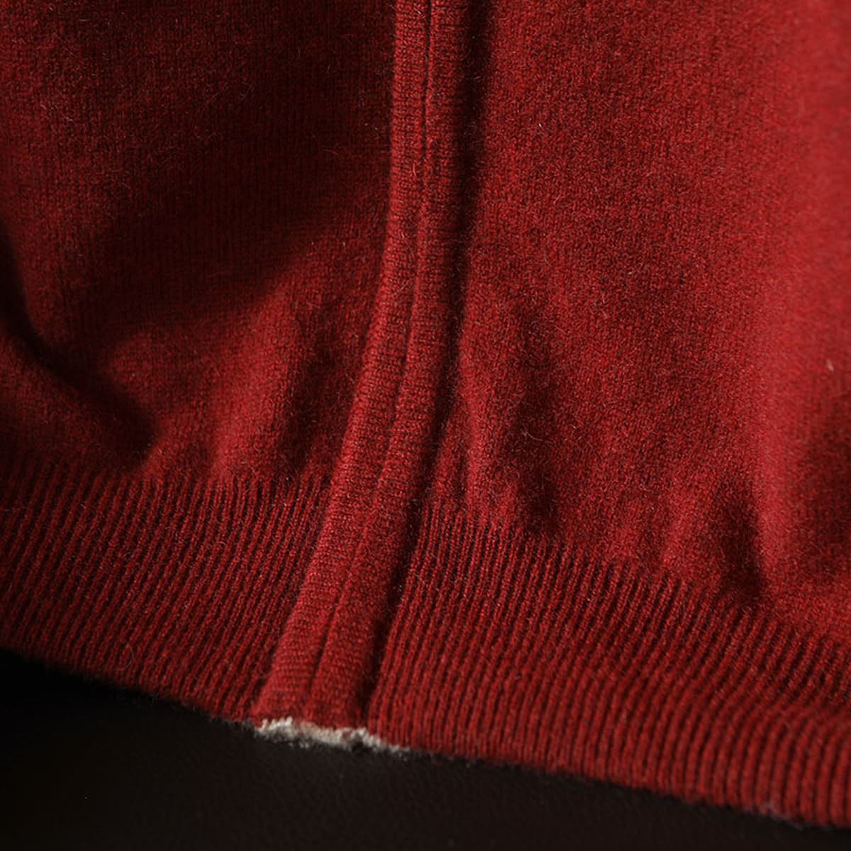 Двусторонний толстый кардиган на молнии с половинным воротником мужской 100% чистый горный кашемировый свитер свободный...