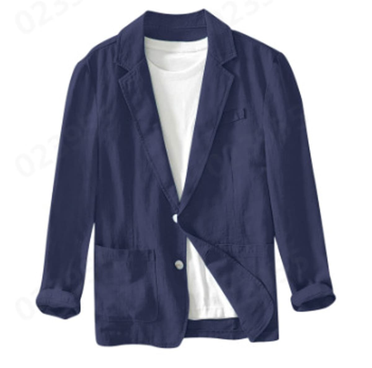 Мужская одежда через границу Популярный мужской повседневный костюм Amazon однослойная куртка однотонная повседневная модная...