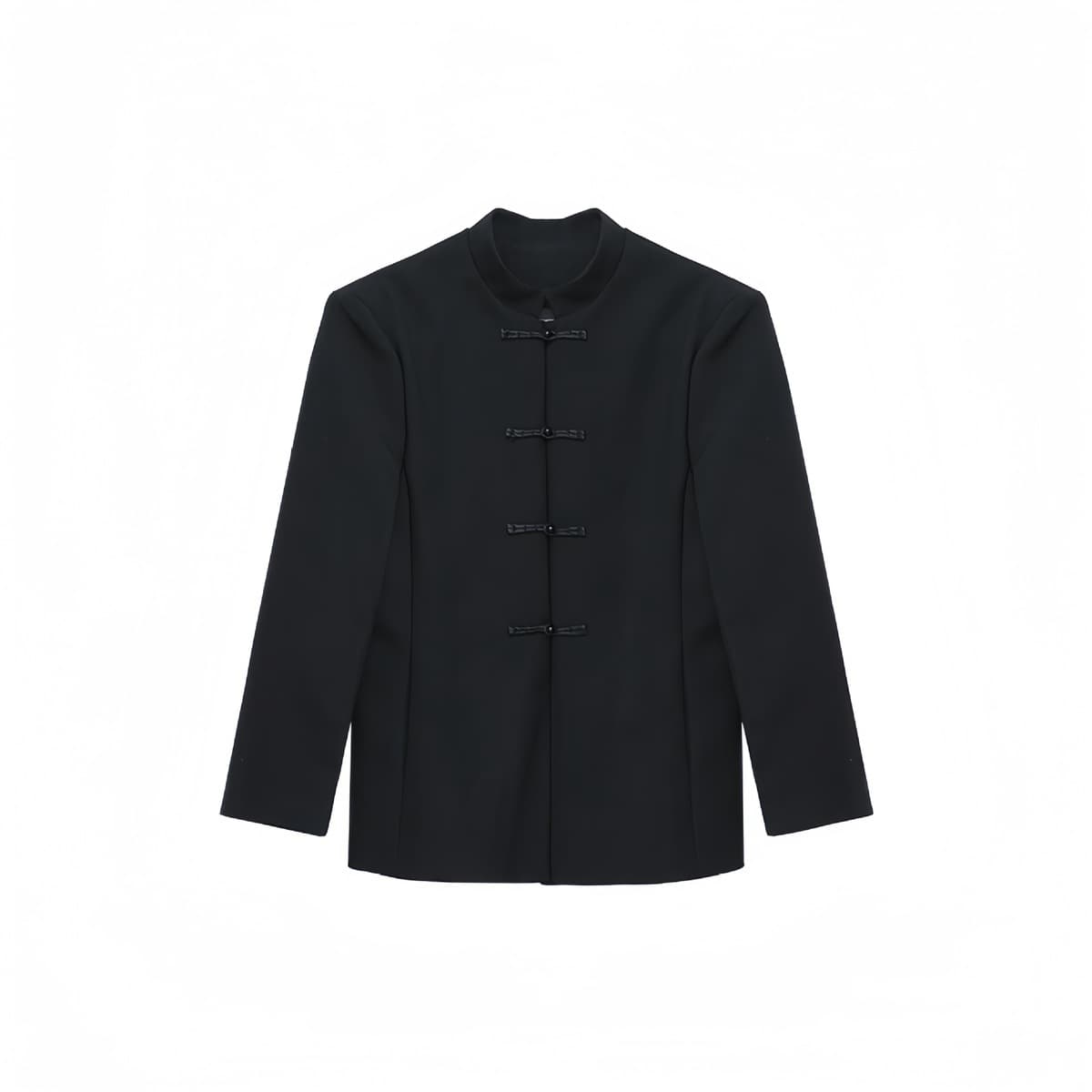 Новый китайский стиль китайского стиля Zhongshan костюм зеленый бамбук с пряжкой и воротником пиджак мужской костюм высокого...