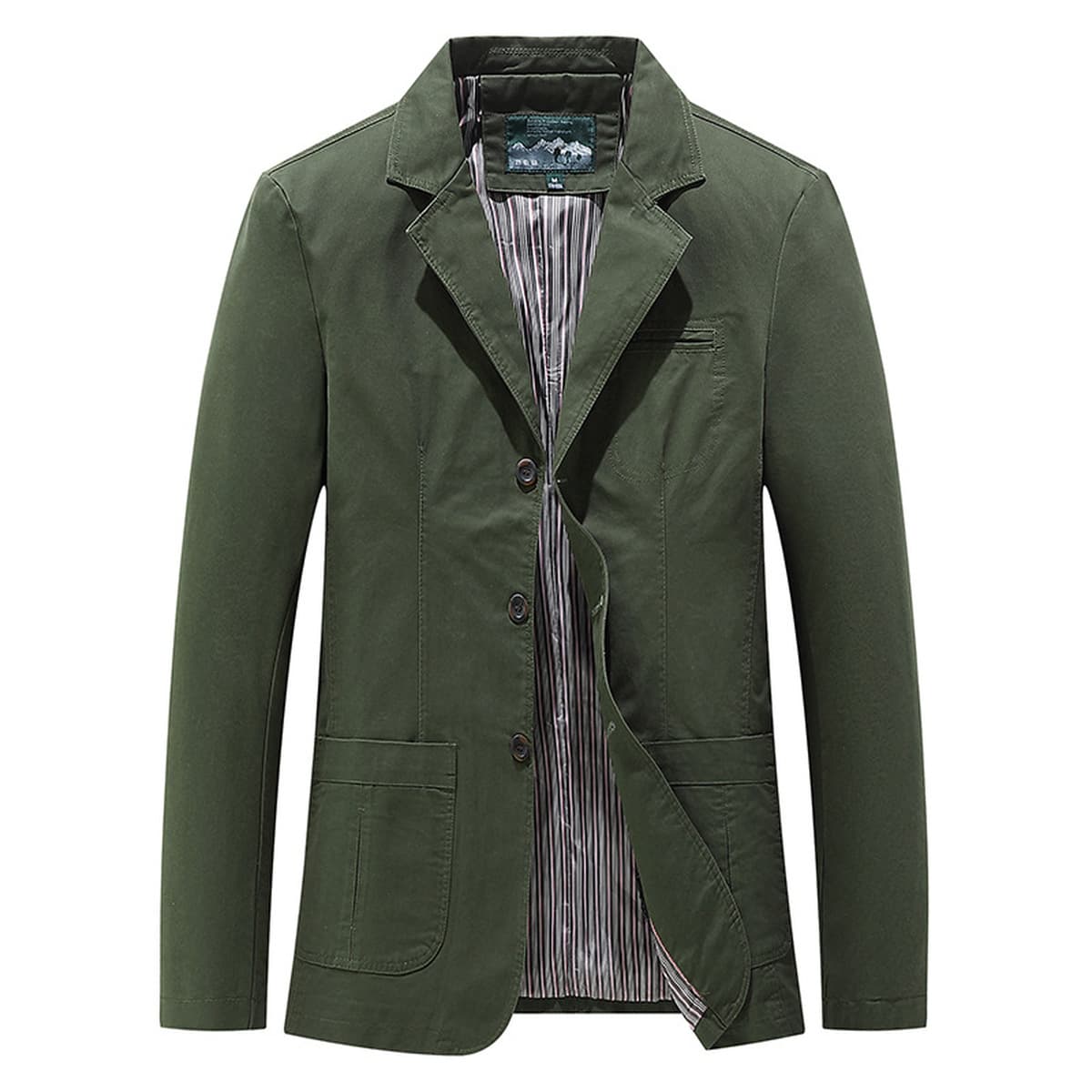 Новый осенне-зимний мужской хлопковый уличный костюм, деловая куртка, Модный повседневный костюм больших размеров, куртка с...