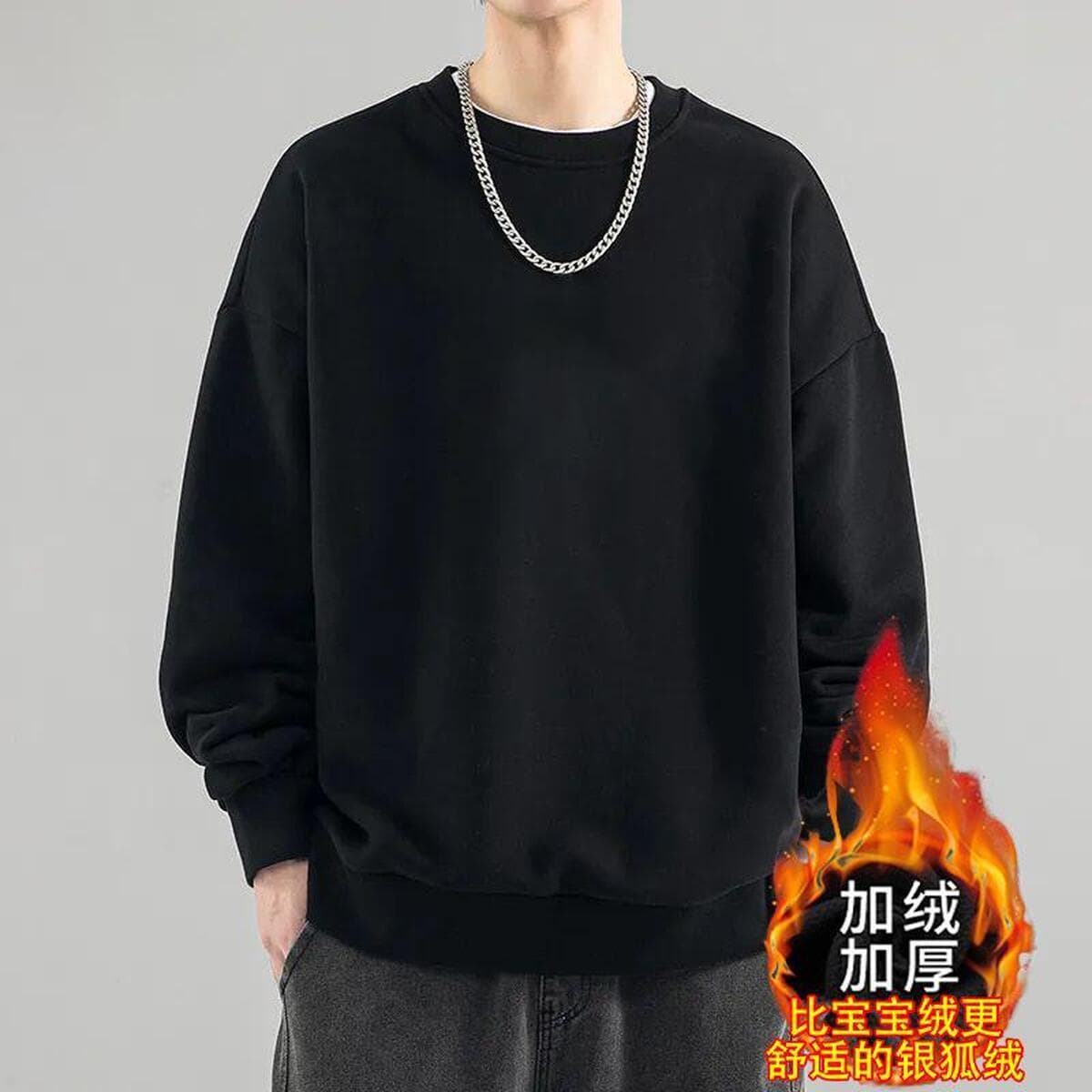 2024 осень и зима новые футболки с длинным рукавом с круглым вырезом