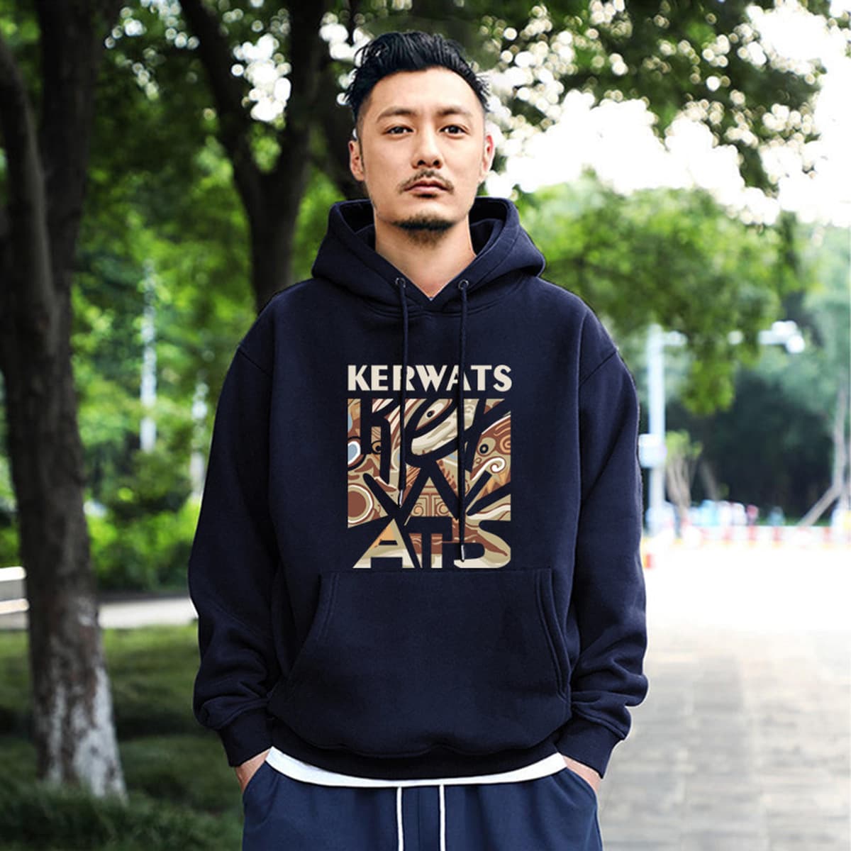 Новый тяжелый свитер с капюшоном, Мужская модная Свободная куртка в гонконгском стиле, Студенческая верхняя Модная брендовая...