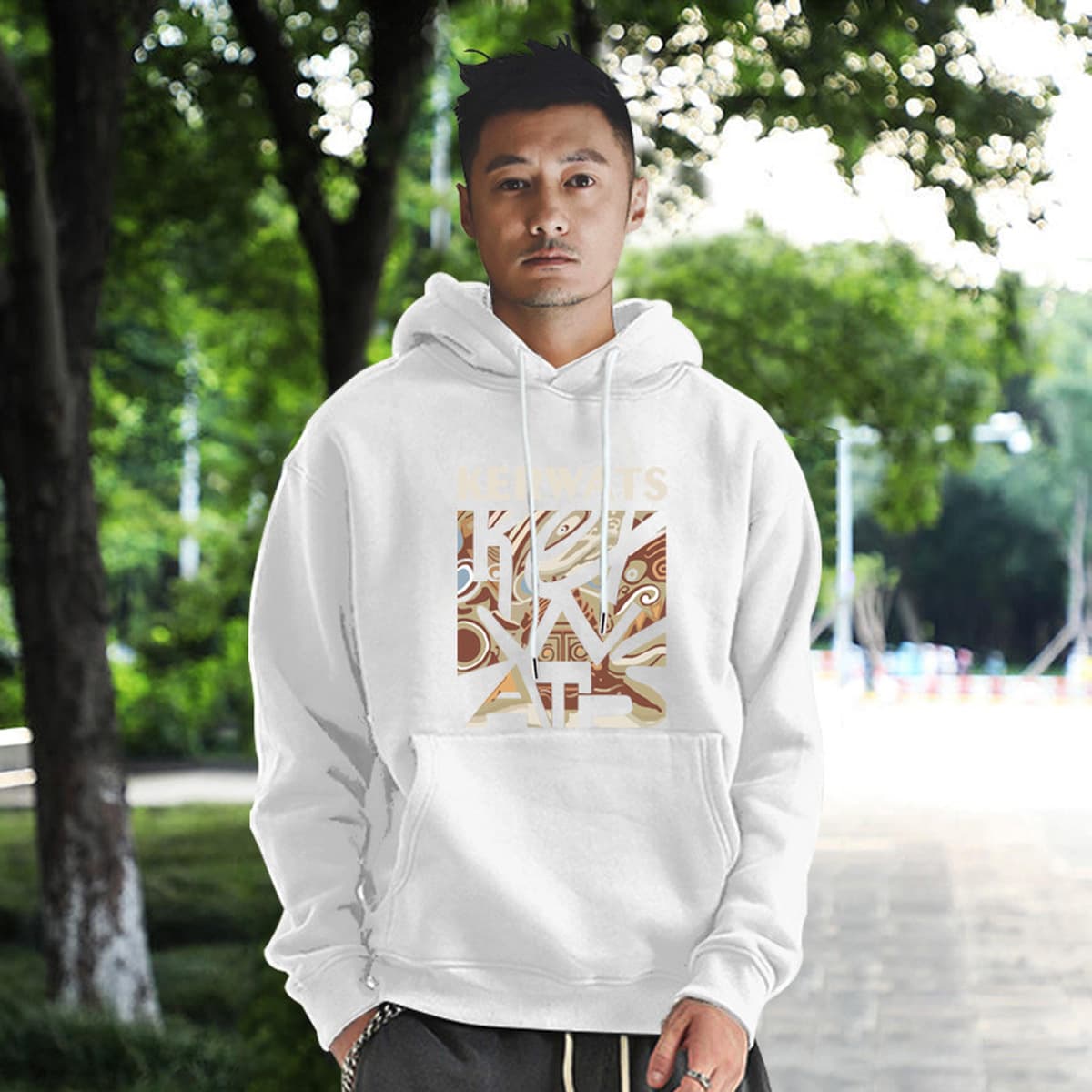 Новый тяжелый свитер с капюшоном, Мужская модная Свободная куртка в гонконгском стиле, Студенческая верхняя Модная брендовая...