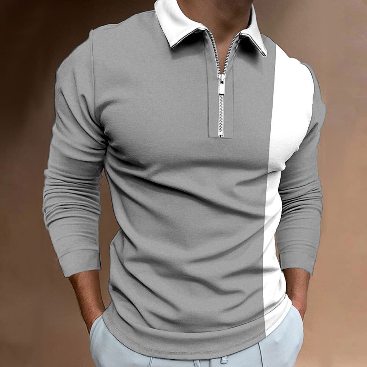 Осенняя мужская одежда с длинными рукавами