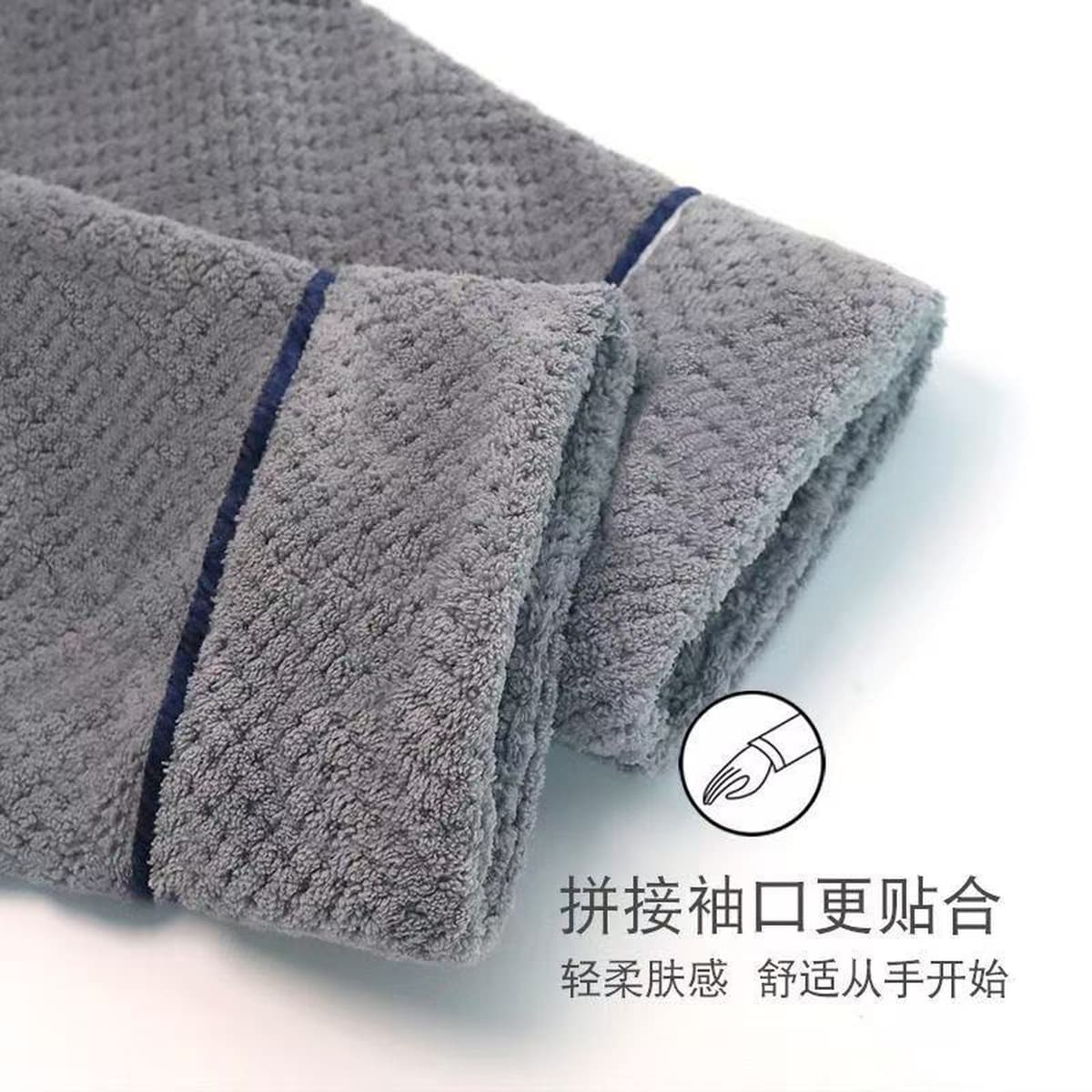 Осенне-зимний халат, мужские коралловые бархатные утолщенные пижамы, удлиненный халат большого размера для пары, удобная...