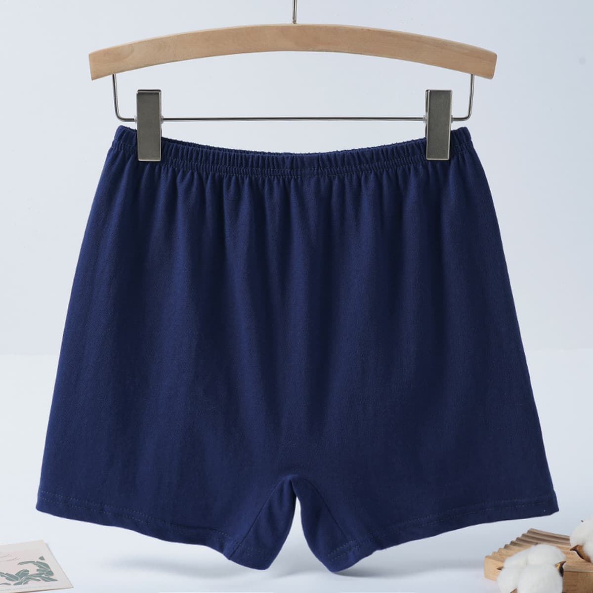 Нижнее белье для среднего и пожилого возраста, мужские хлопковые боксеры с высокой талией, большие размеры, свободные...