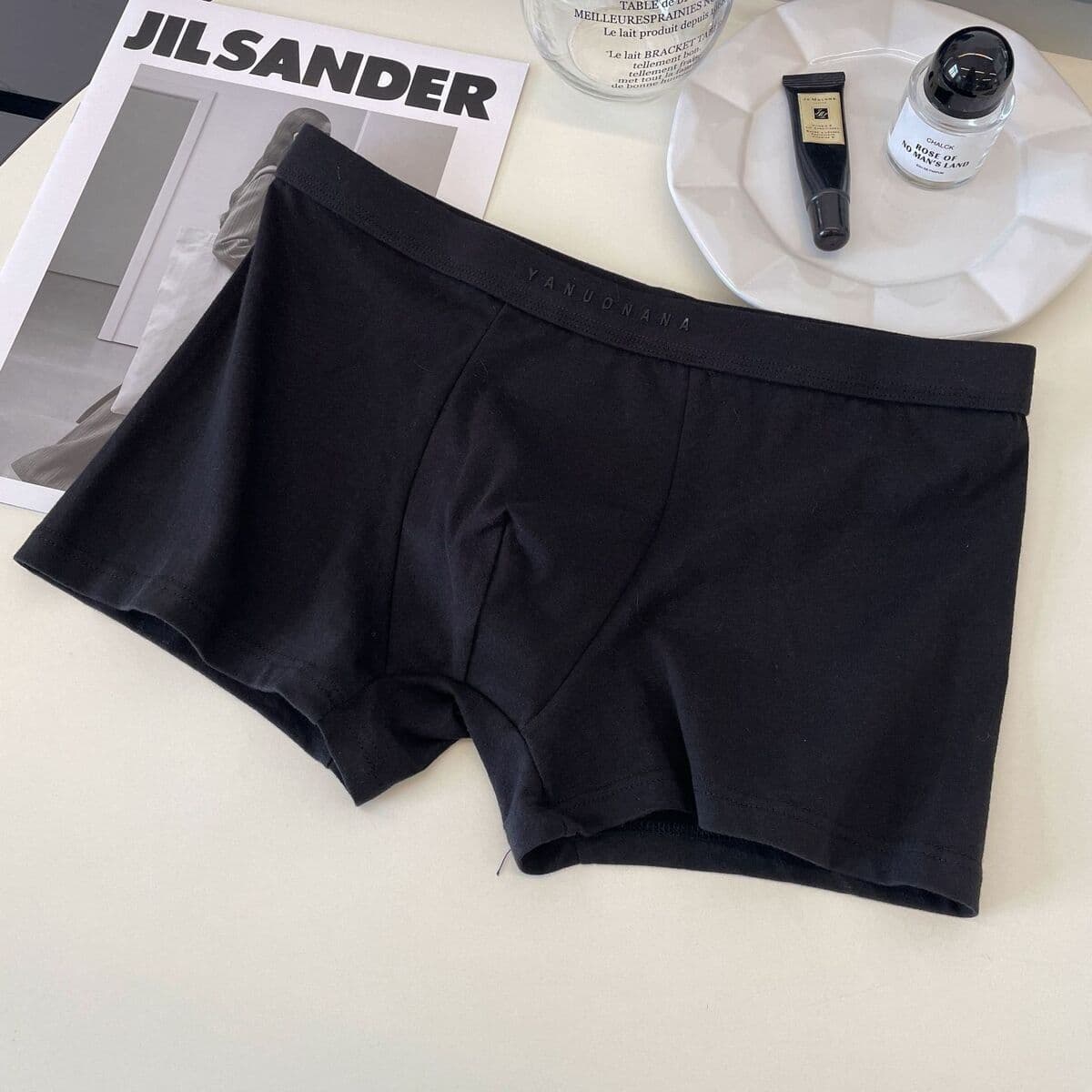 Мерадский цвет мужские хлопчатобумажные трусики 7A бактериостатический промежность плюс размер мужские боксеры удобные...