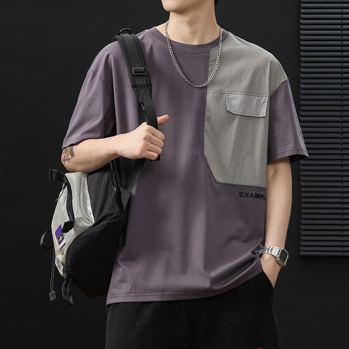 Футболка свободная, толстая, толстая рубашка с короткими рукавами большого размера