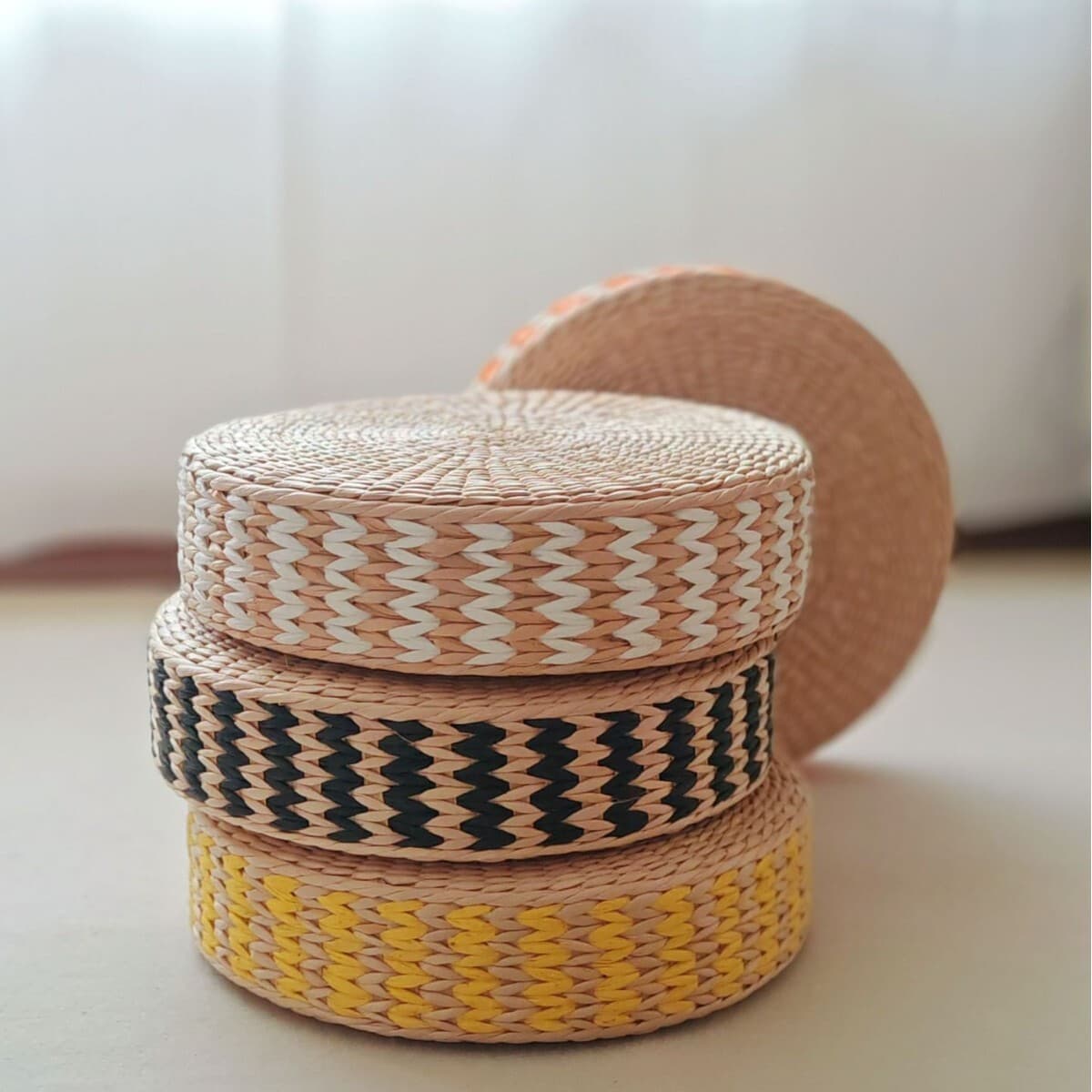 Подушка-футон для домашнего использования, летняя охлаждающая подушка, утолщенное круглое сиденье, офисное длинное сидение,...