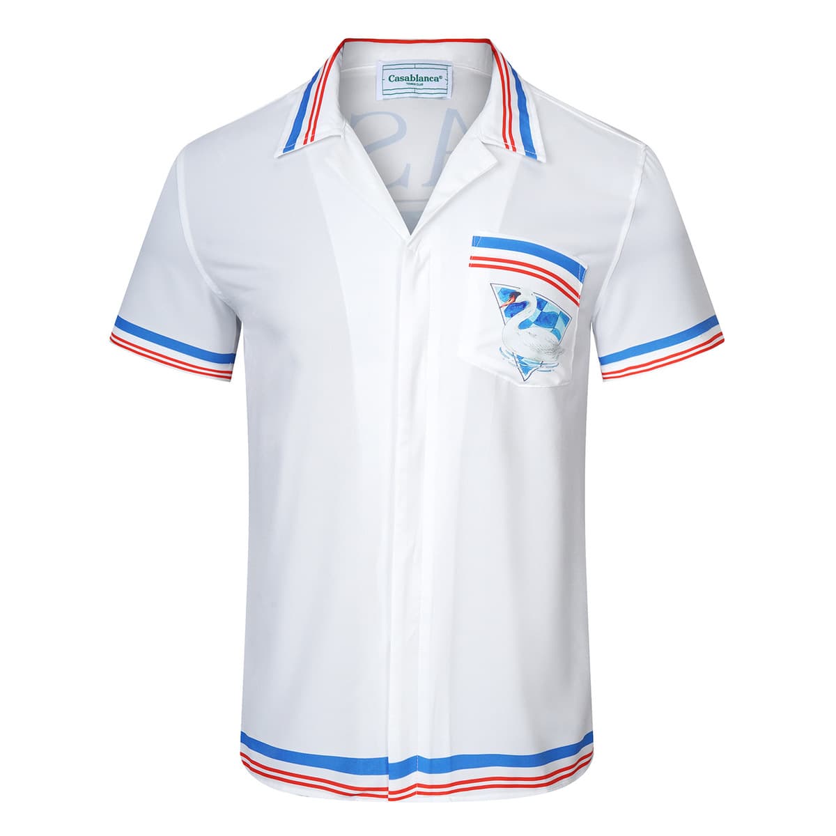 Трансграничная оптовая продажа мужчин с короткими рукавами Касабланка летняя тонкая рубашка набор High Street хип-хоп...