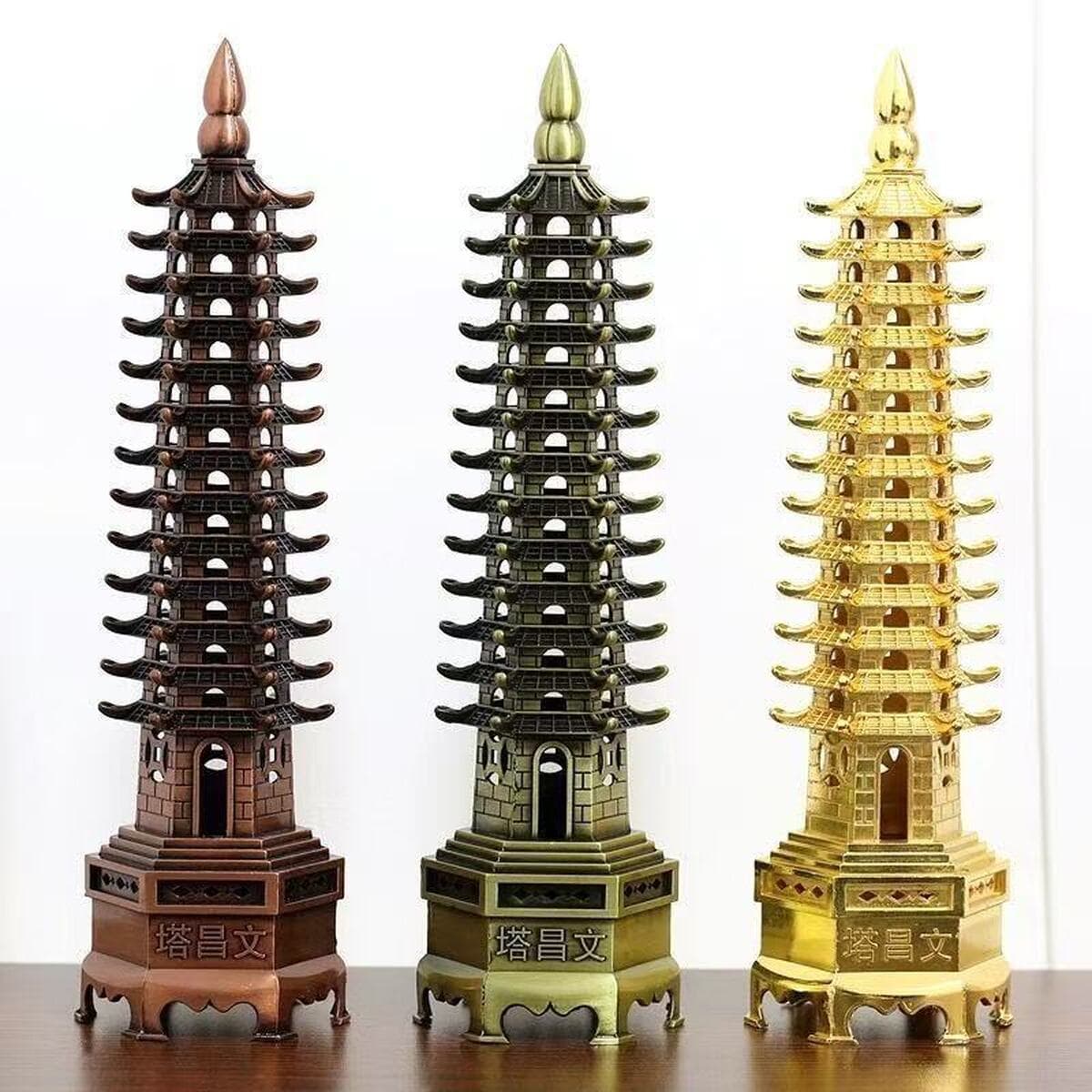Орнамент «Башня Вэнчан», подходит как для мальчиков, так и для девочек, девять этажей, тринадцать этажей, для офисного...