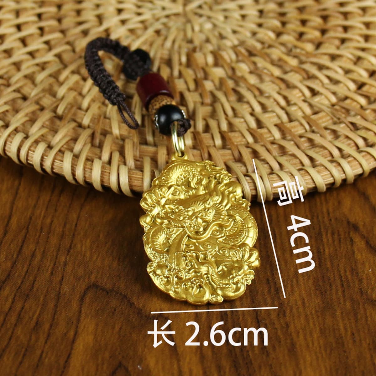 Латунь Зодиак Кулон Дракон Кулон Брелок Медный Кулон Дракон Мужская Ретро Hangtag Старая Ручка