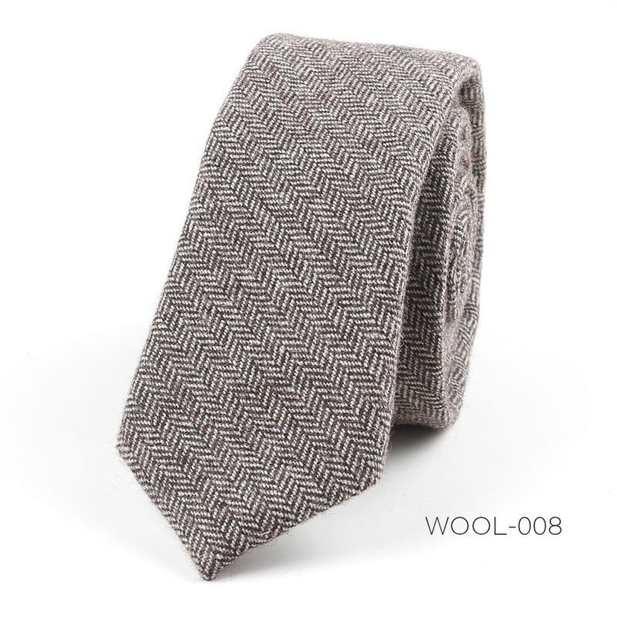 Модный мужской шерстяной узкий галстук, деловой Модный свадебный галстук в британском стиле в Корейском стиле, студенческий...