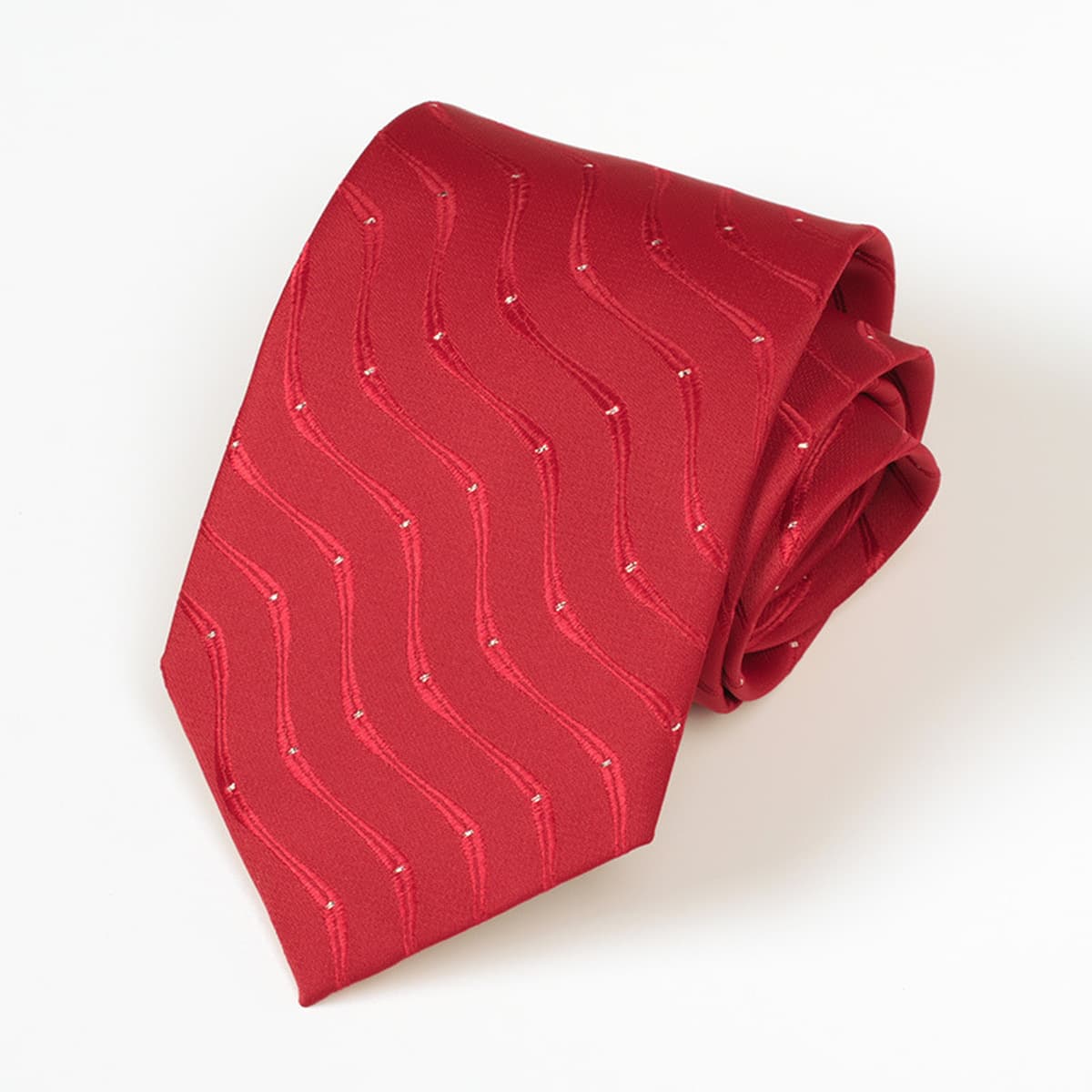 Мужская деловая одежда ручной галстук на работе профессиональная черная полоска жених свадебная команда выступает красный...
