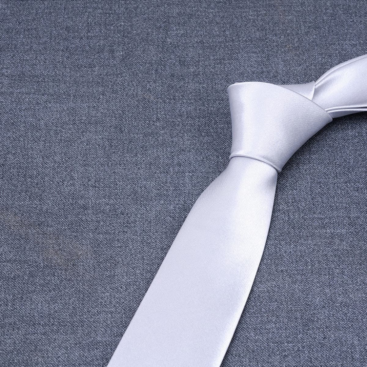 Галстук из сатина 8 см, однотонный синий галстук для мужчин, для свадьбы, бизнеса, однотонный, для женихов и свидетелей