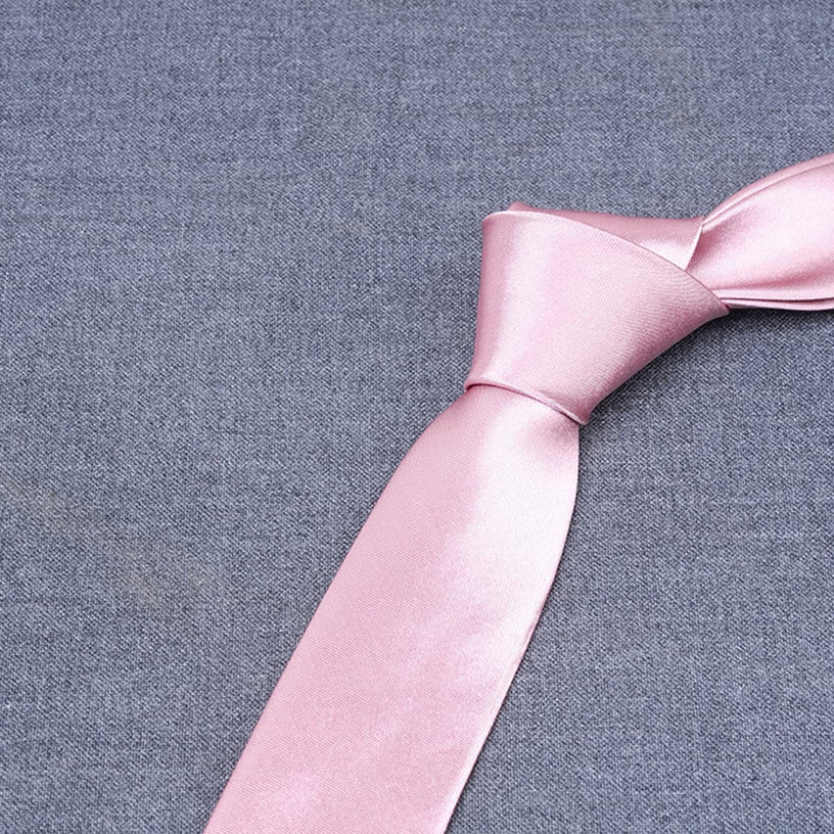 Галстук из сатина 8 см, однотонный синий галстук для мужчин, для свадьбы, бизнеса, однотонный, для женихов и свидетелей