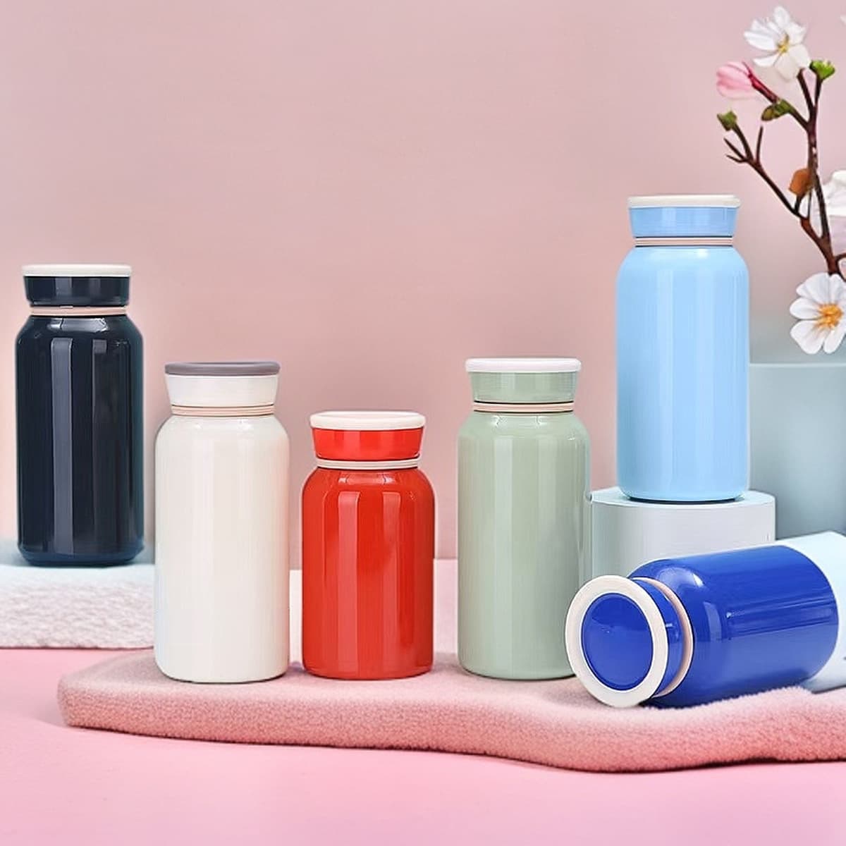 Чашка молока Изоляющая чашка Японский милый 304 Нержавеющая сталь портативный студенческий стакан с водой бутылка молока...