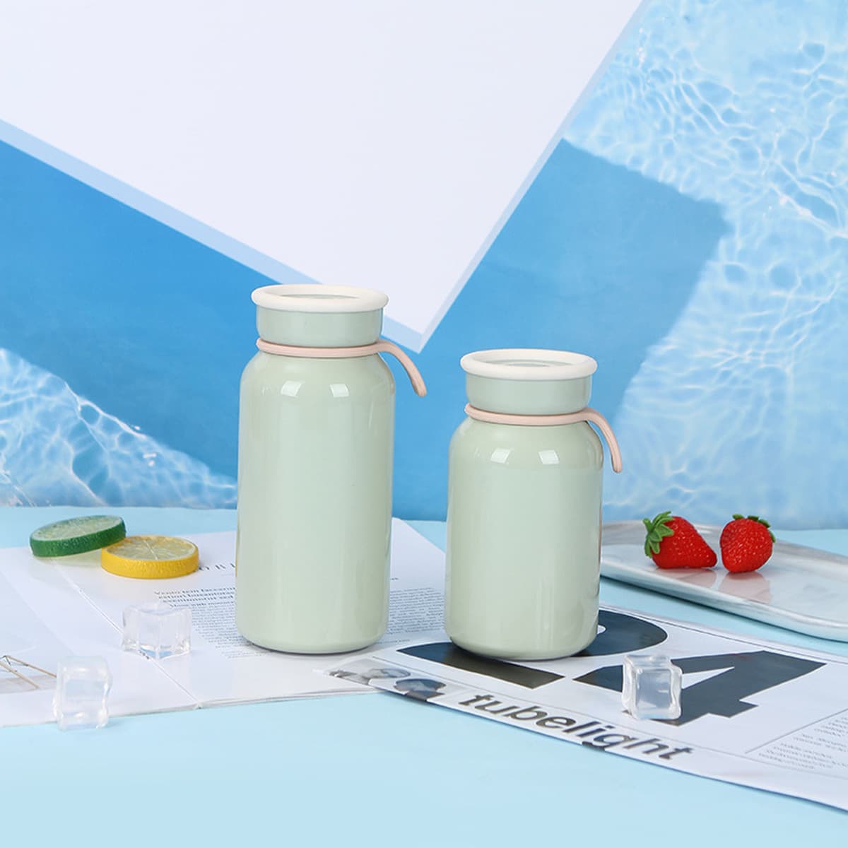 Чашка молока Изоляющая чашка Японский милый 304 Нержавеющая сталь портативный студенческий стакан с водой бутылка молока...